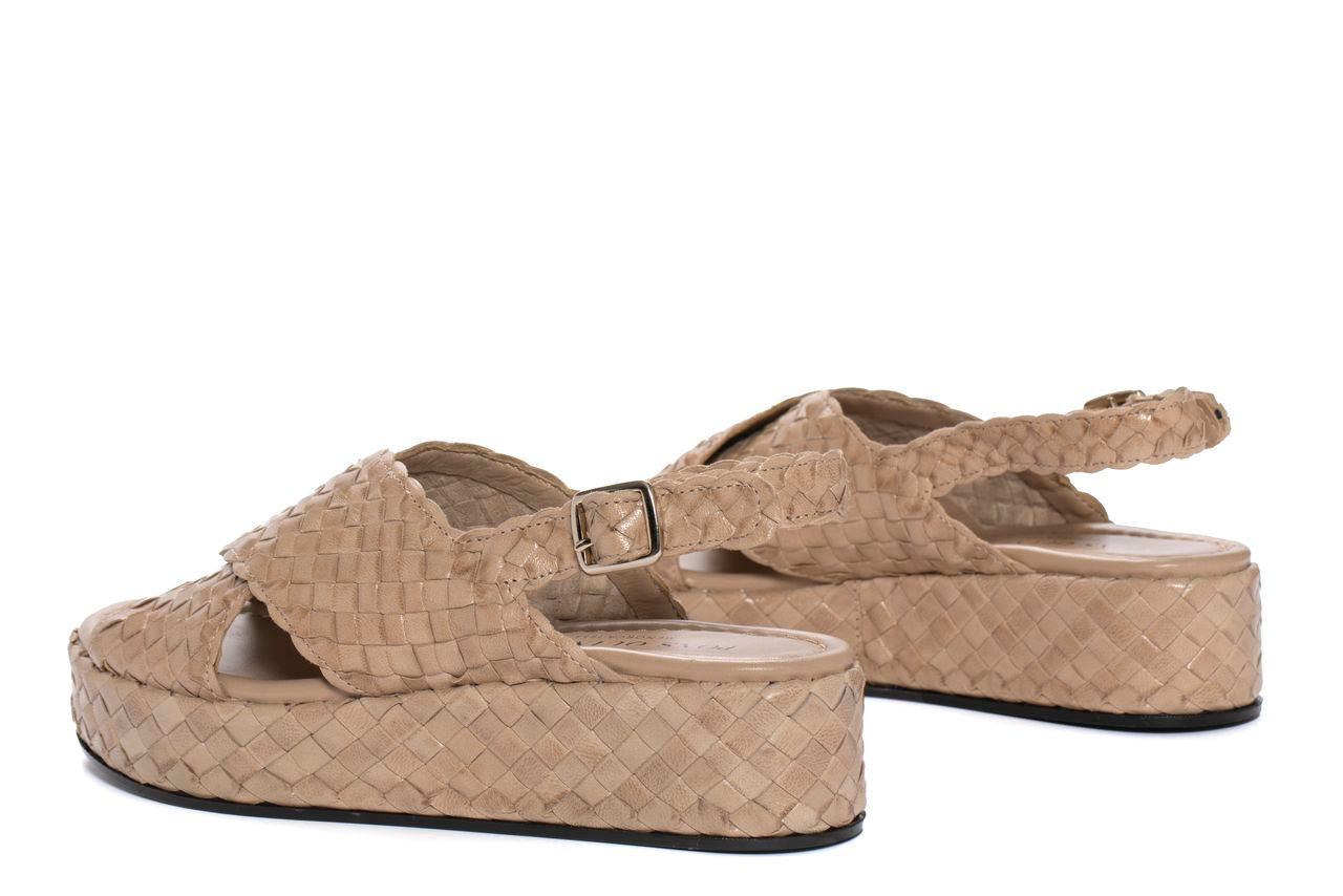 FORLI TAUPE PLATFORM SANDAL