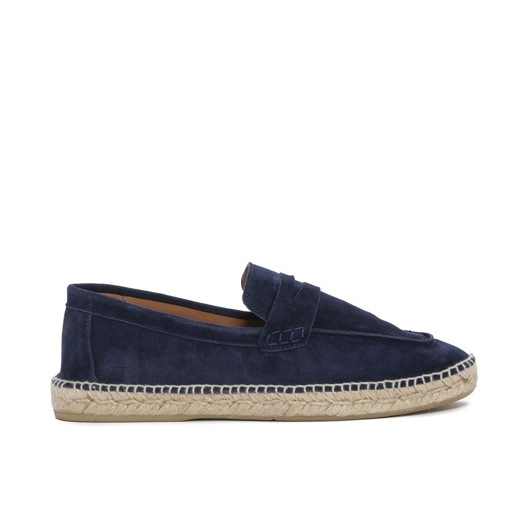 JASPER NAVY VELOUR ESPADRILLE