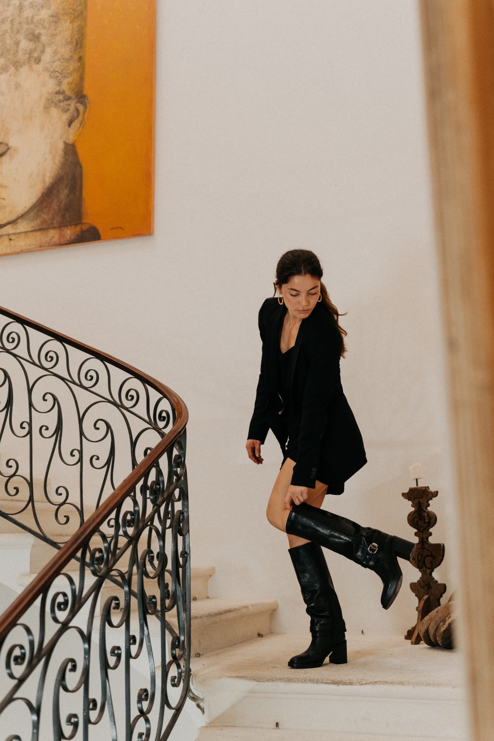 BOTA TACON MABEL MAKETE NEGRO