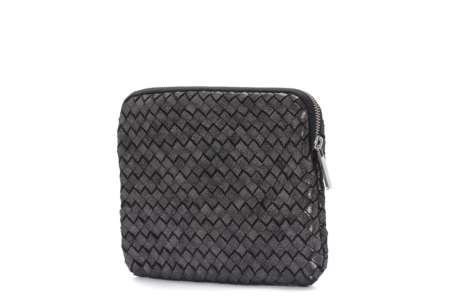 BOLSO DE MANO V015 TRENZADO CARUSSO ANTRACITA