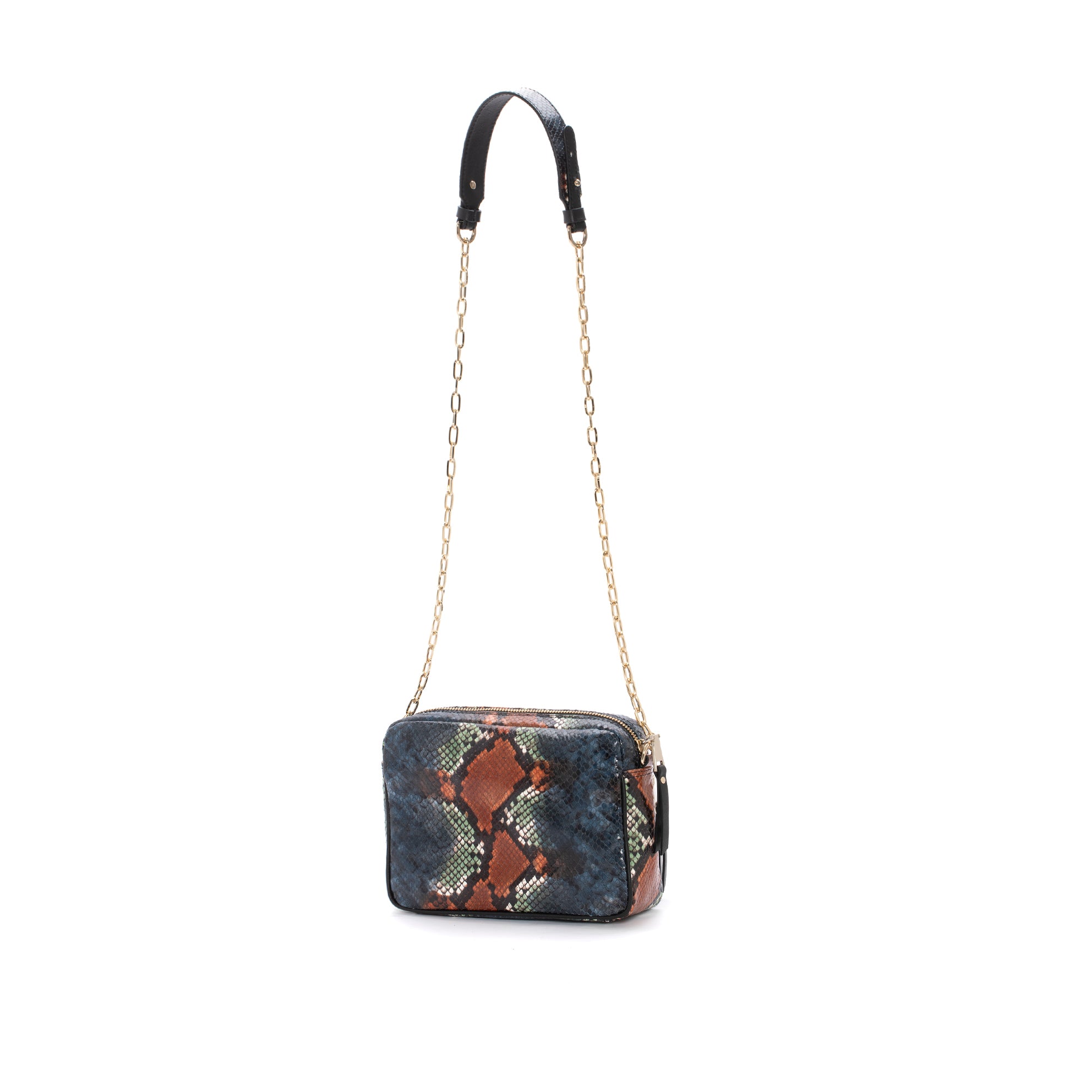 V181 PYTON MULTICOLOR HANDBAG