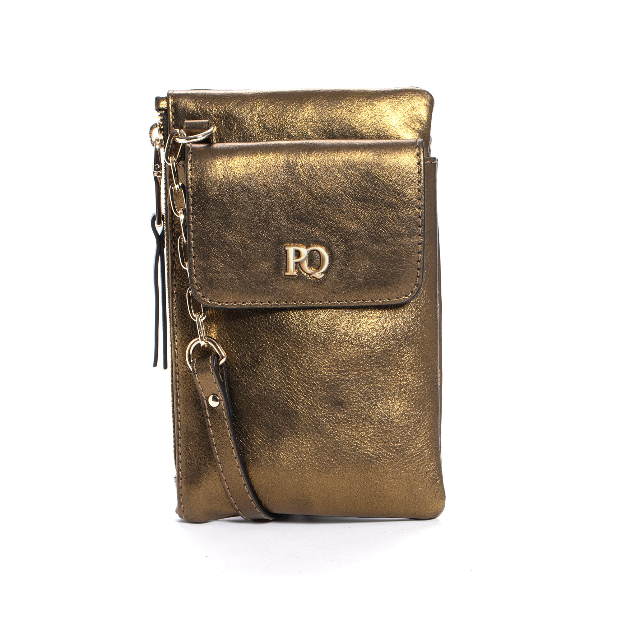 V186 NAPETTA GOLD SHOULDER BAG