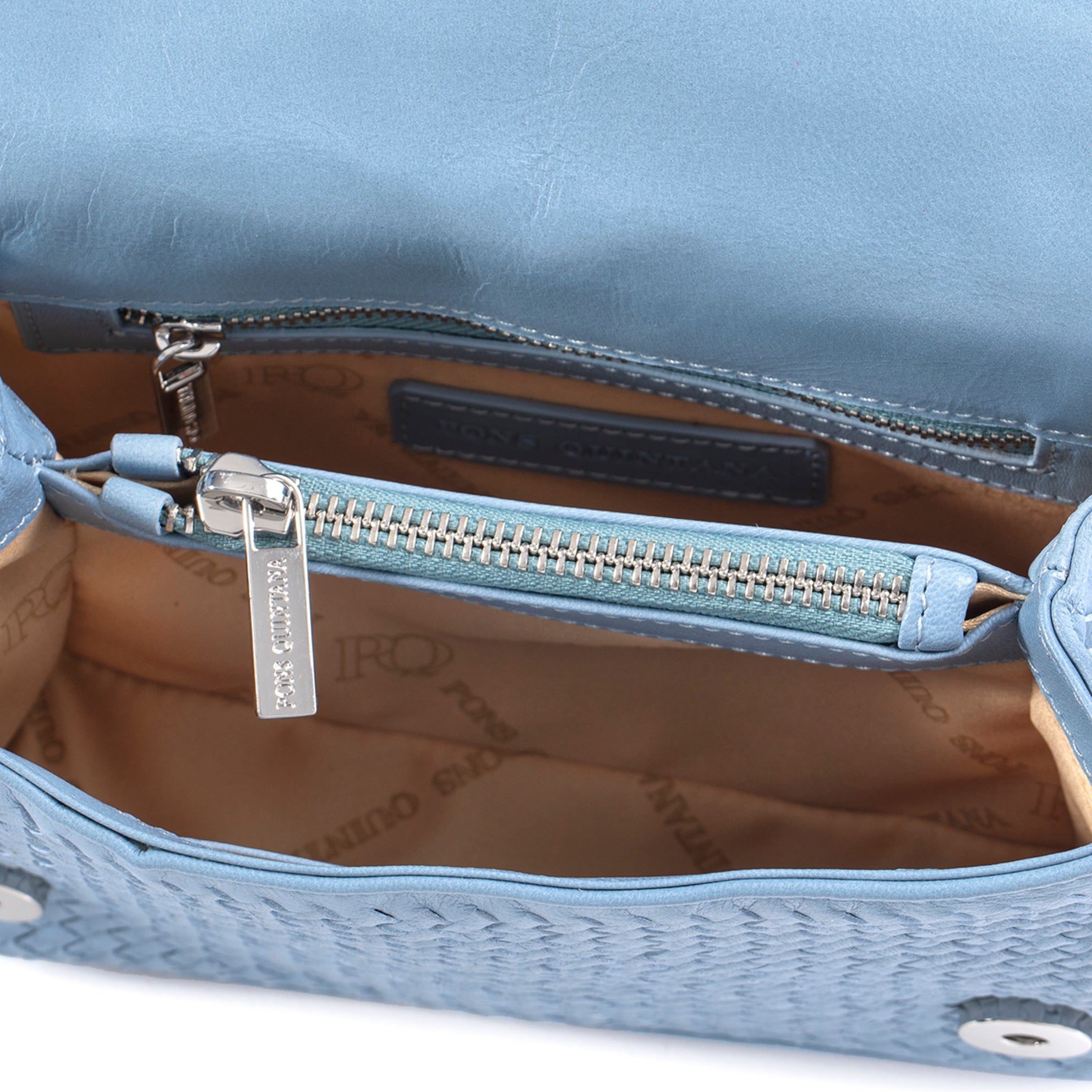 V201 AQUA HANDBAG