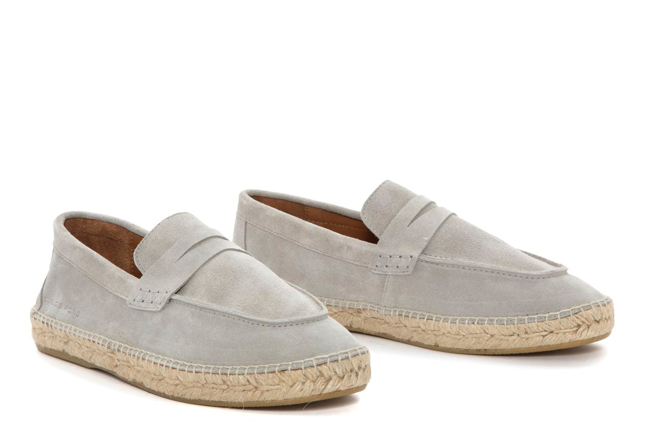 ALPARGATA JASPE VELOUR GRIS