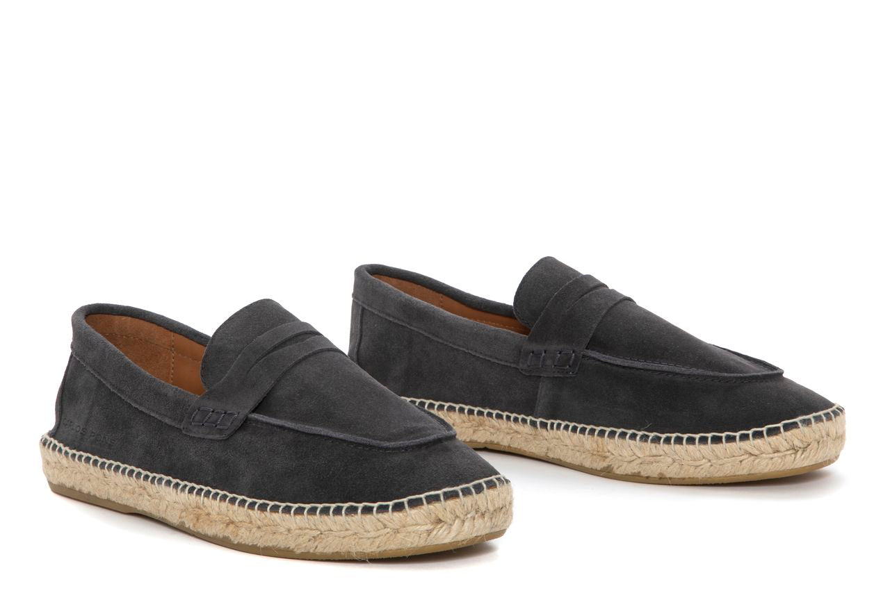 ALPARGATA JASPE VELOUR PLOMO