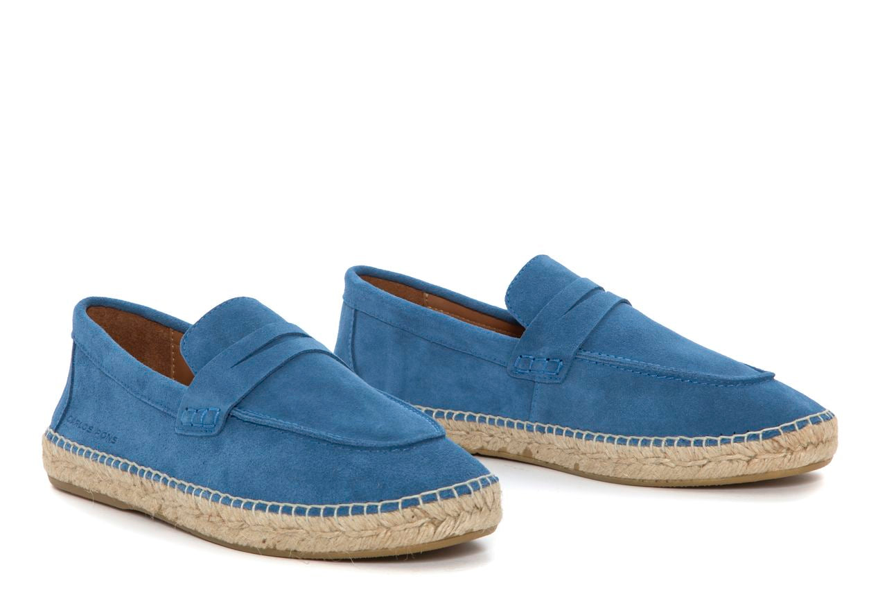 ALPARGATA JASPE VELOUR DENIM