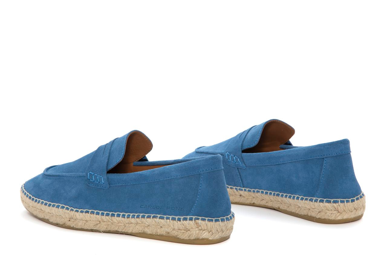 ALPARGATA JASPE VELOUR DENIM