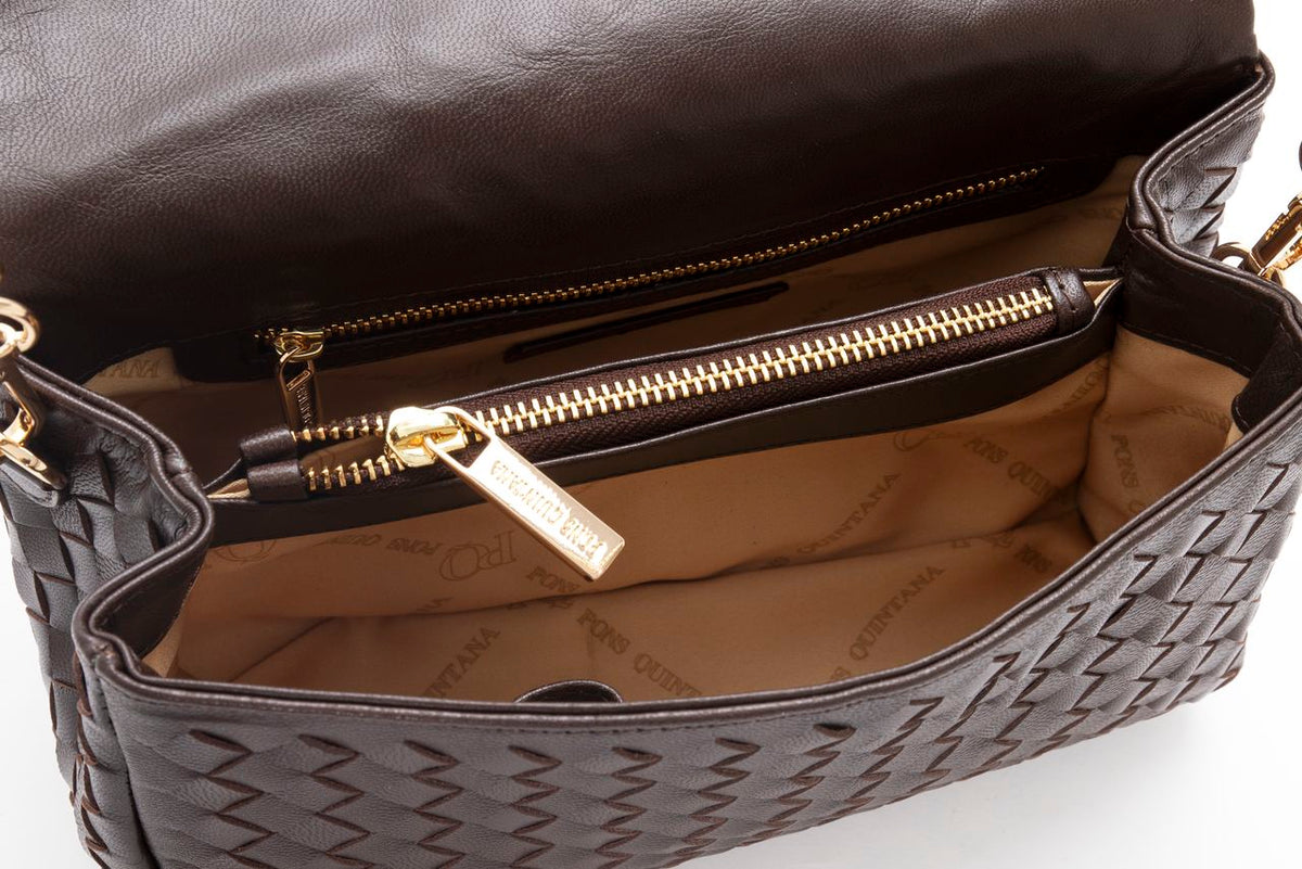 CROSSBODY BAG V005 BROWN