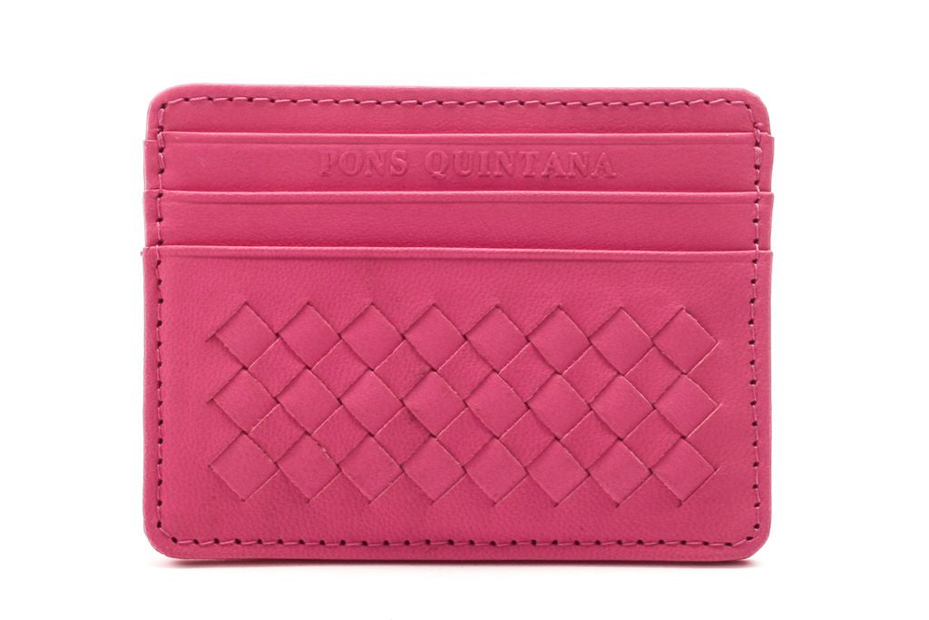 TARJETERO TRENZADO FRESA