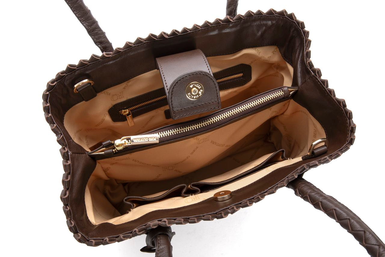 BOLSO DE HOMBRO V090 CAFE