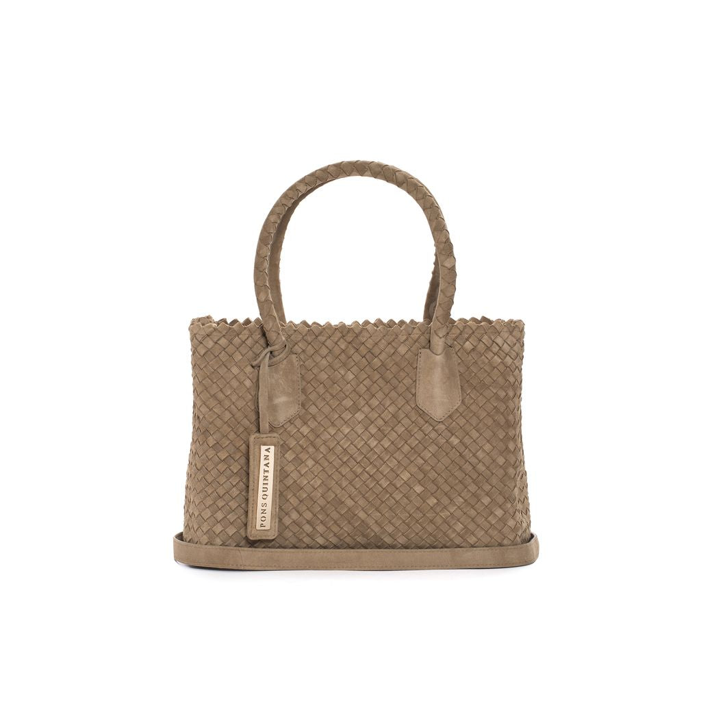 BOLSO DE HOMBRO V090 TAUPE