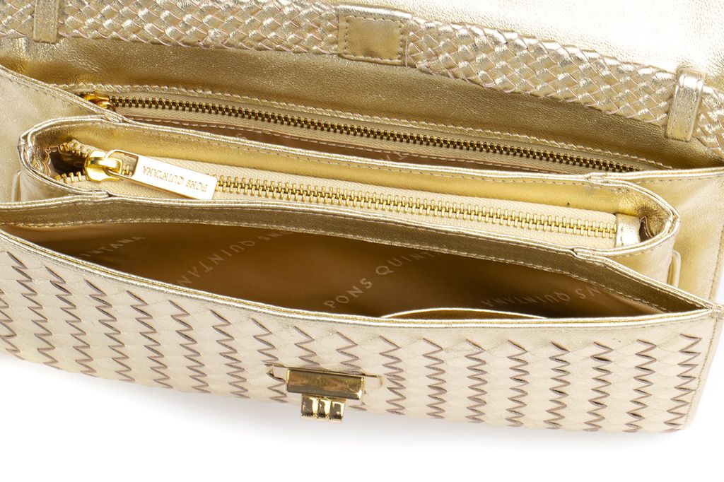 BANDOLERA V163 TRENZADO PLATINO