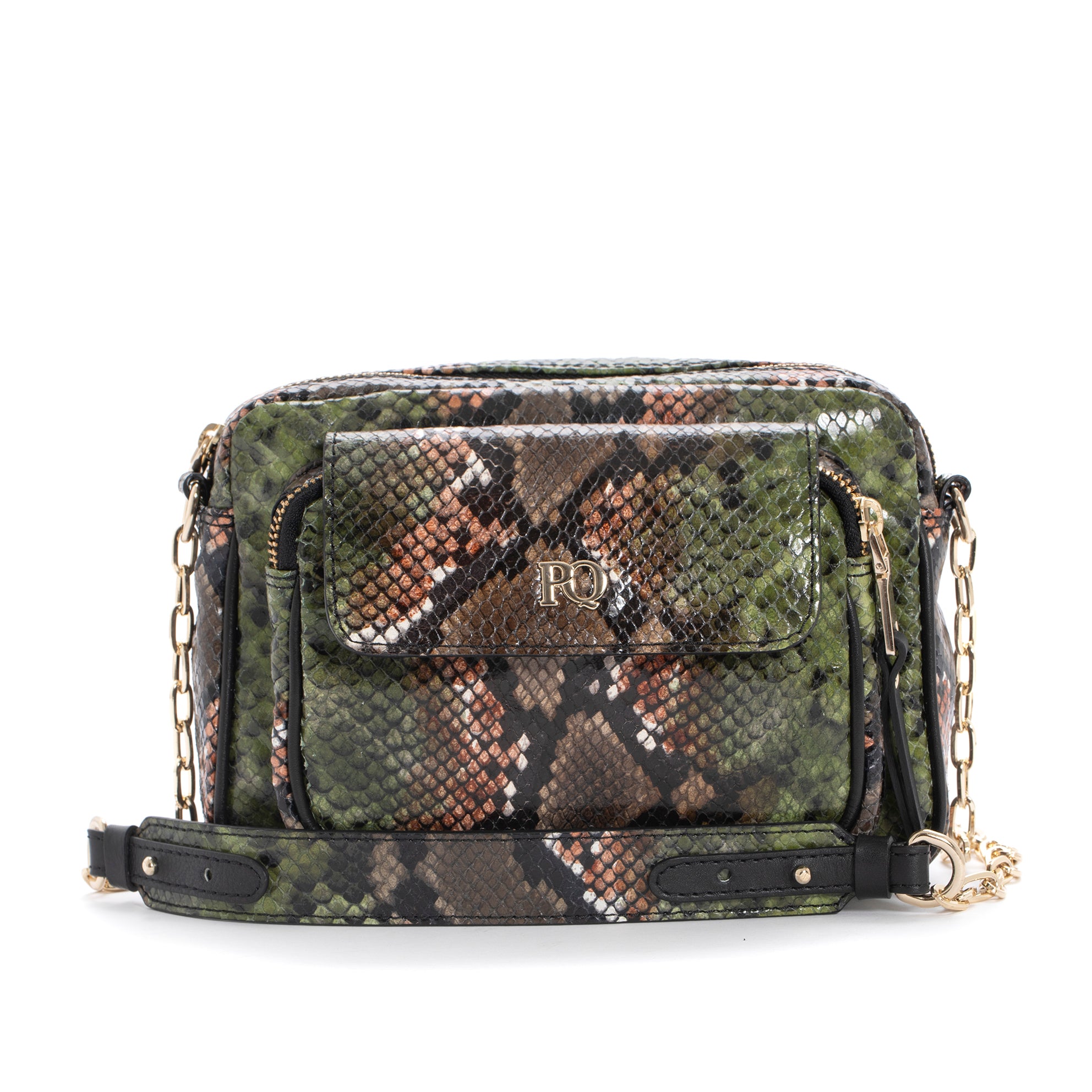 V181 PYTHON MOSS HANDBAG