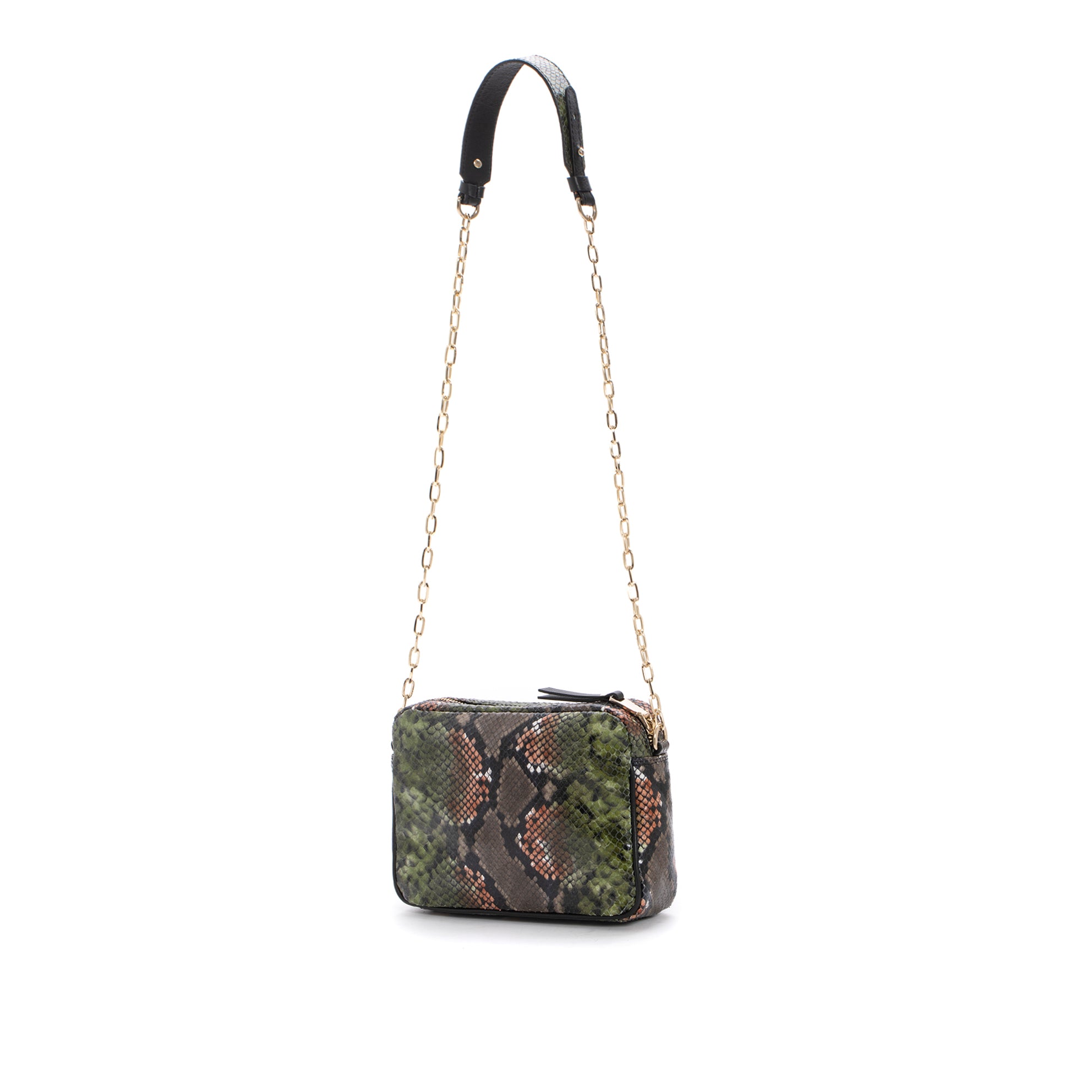 V181 PYTHON MOSS HANDBAG