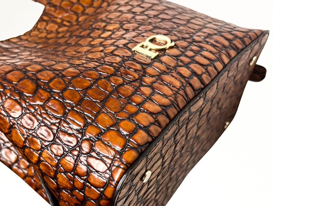 BOLSO DE MANO V182 COCCO CUERO