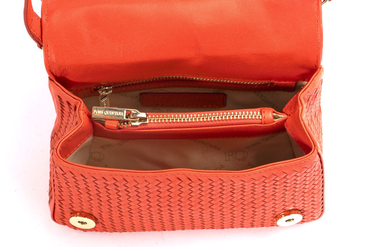 BOLSO DE MANO MINI V201 MANDARINA