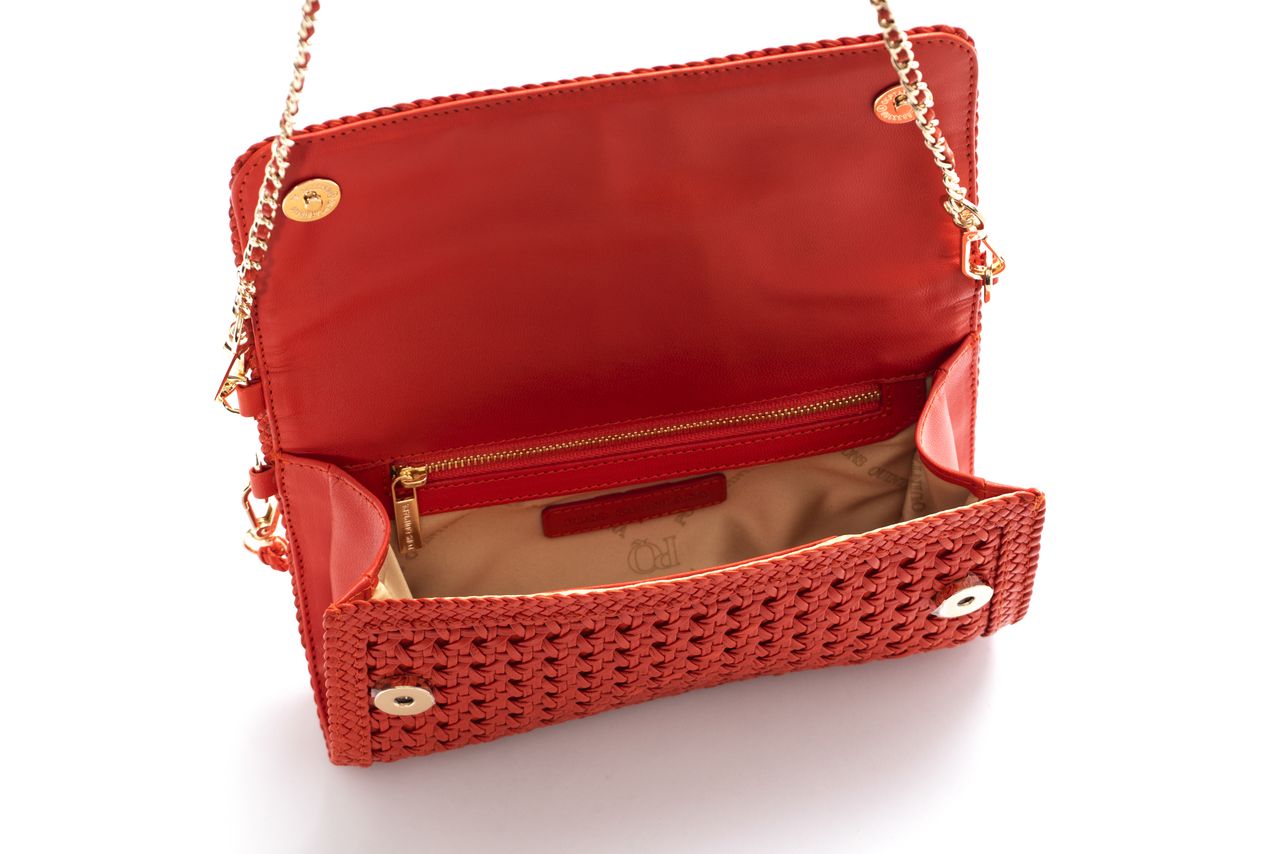 BOLSO DE MANO MINI V202 MANDARINA