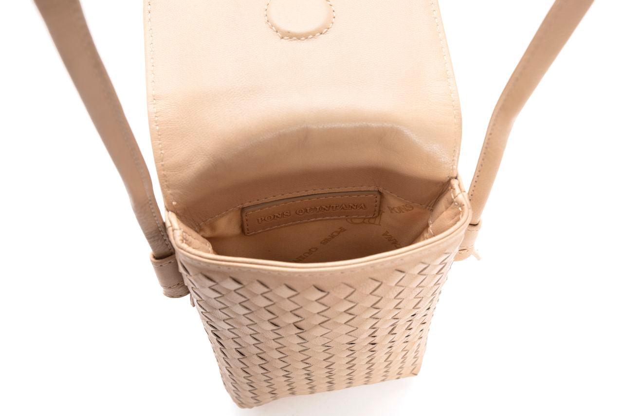 BANDOLERA PORTA MÓVIL V207 TAUPE