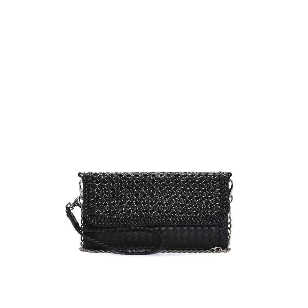 BOLSO DE MANO V212 NEGRO+MILK