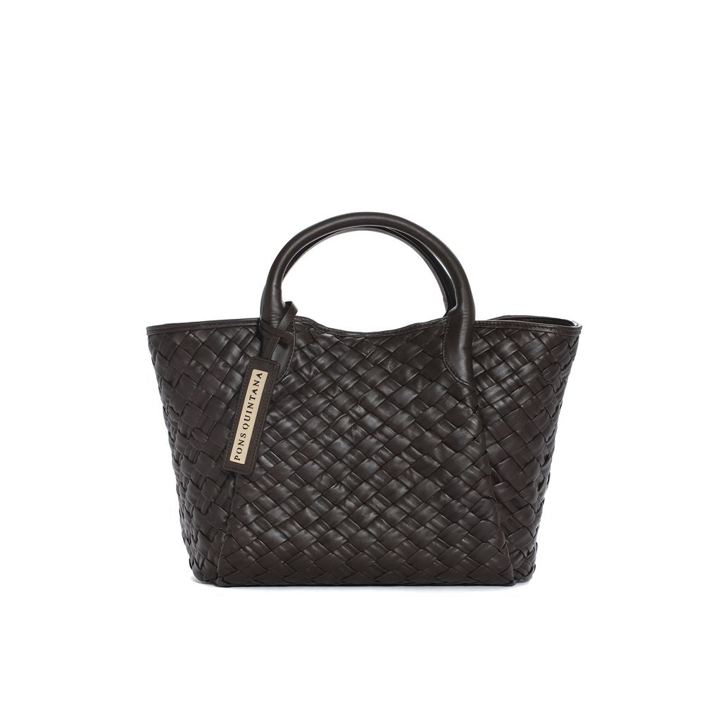 BOLSO DE MANO V214 NAPA CAFE