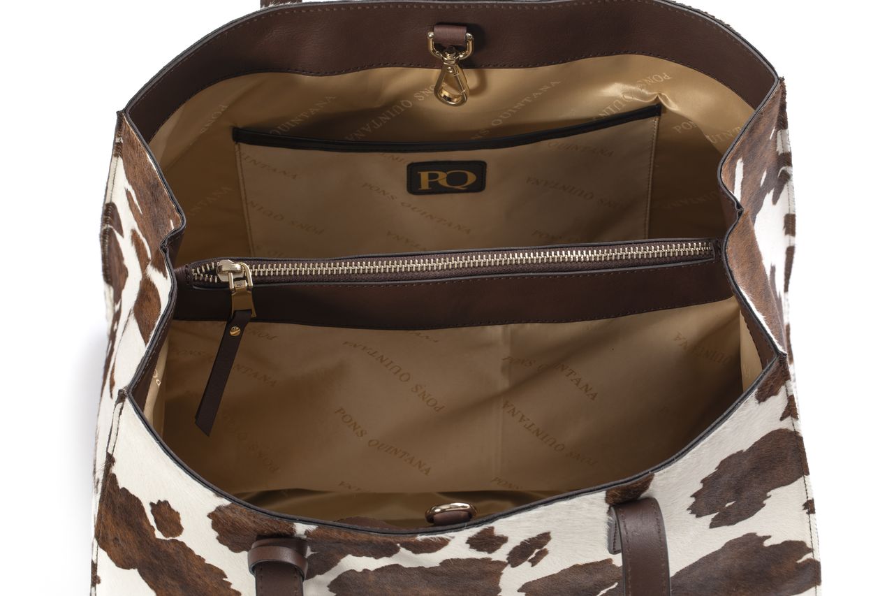 BOLSO DE MANO V225 MUCCA EBANO