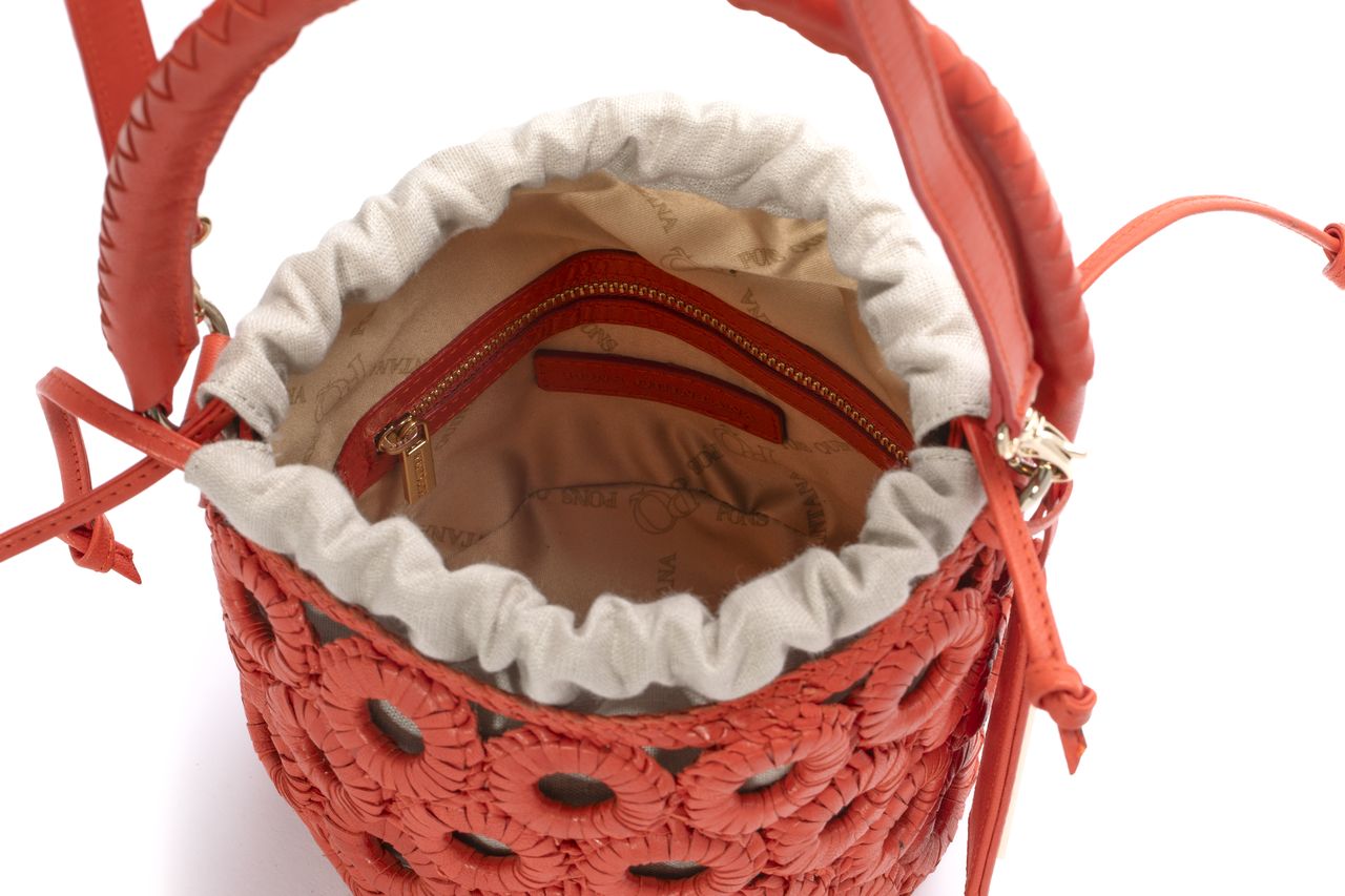 BOLSO DE MANO V245 MANDARINA