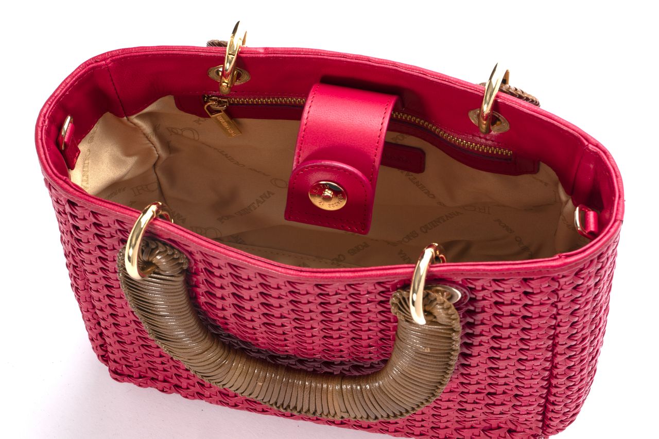 BOLSO DE MANO MINI V247 RUBI