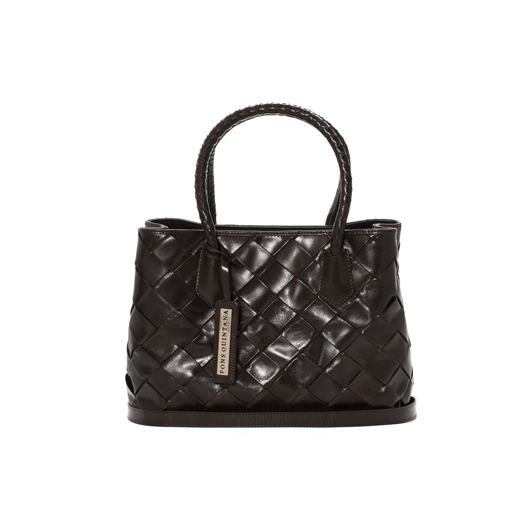 BOLSO DE MANO V261 CAFE