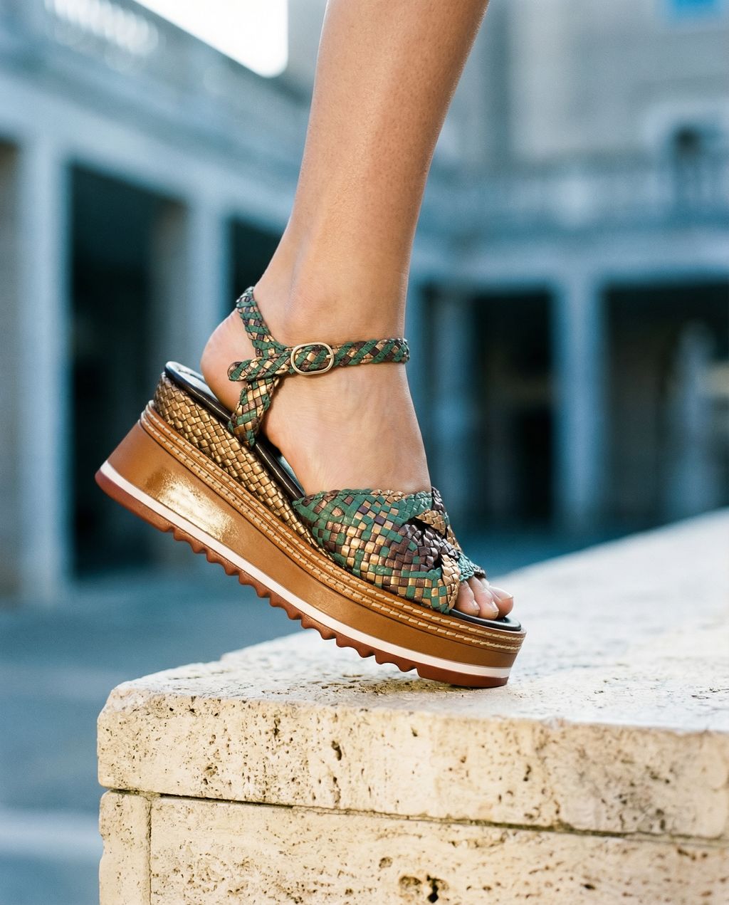 SANDALIA PLATAFORMA VALERI COMBI 36