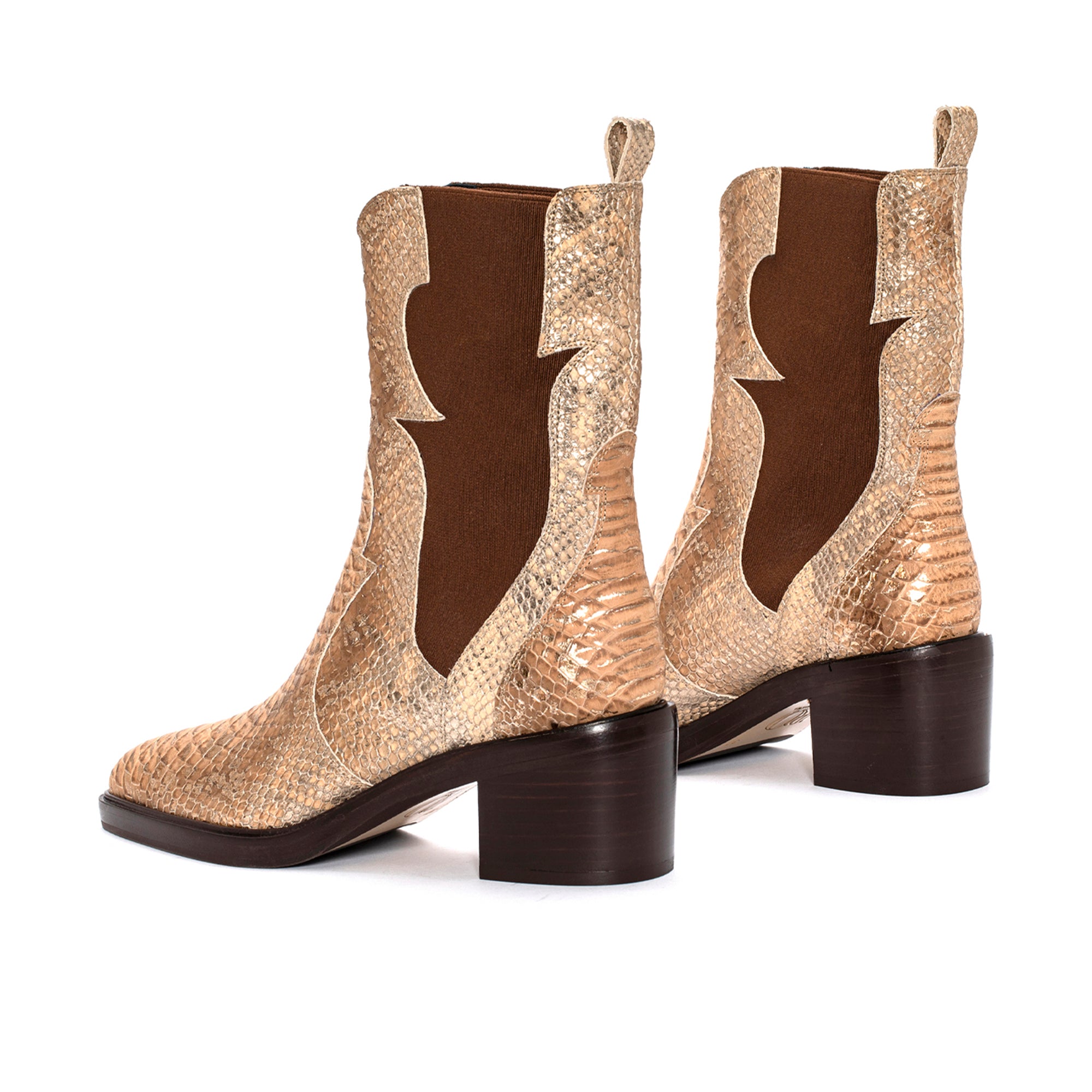 MARIAN CRAZY LEATHER COWBOY BOOT