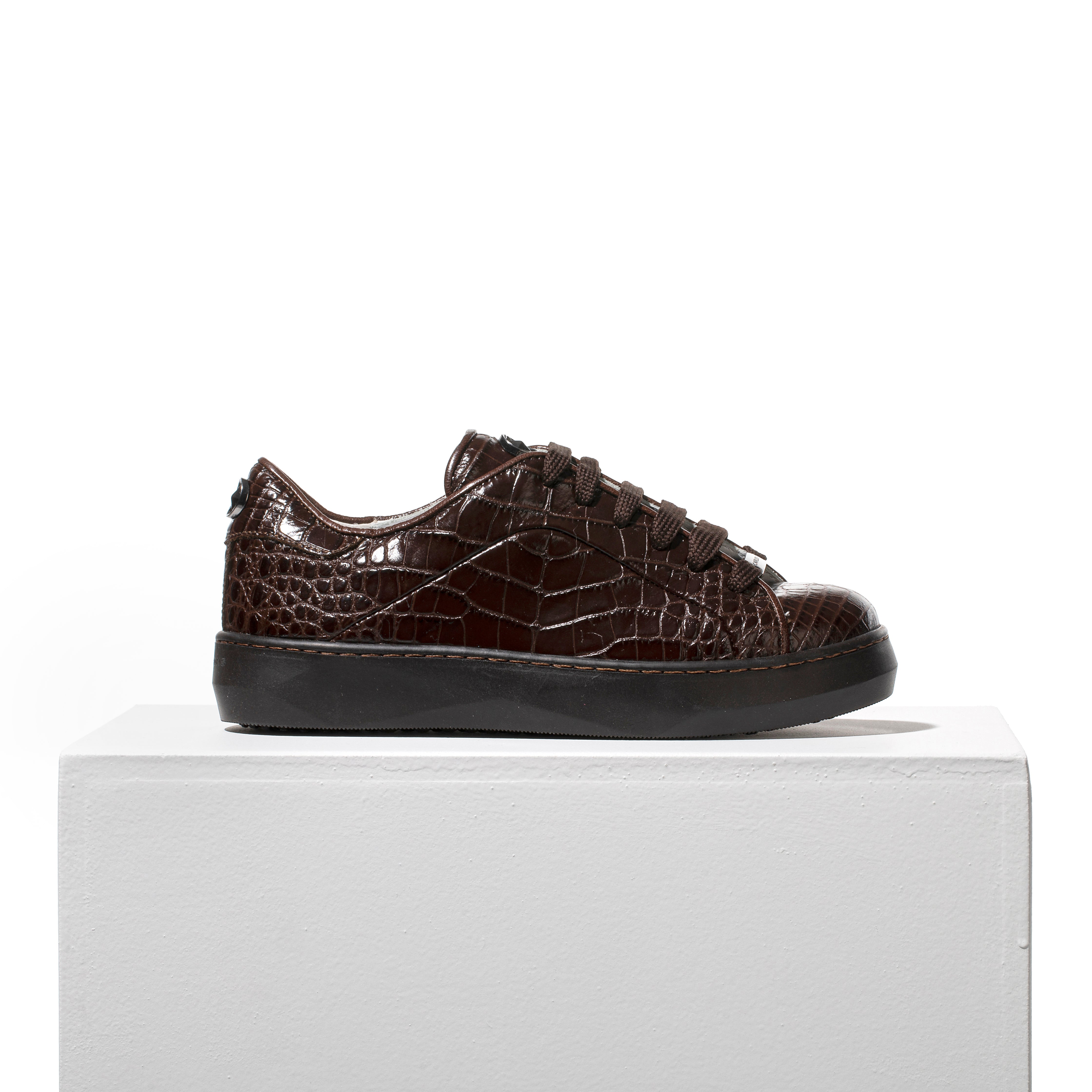 MOTHER OF PEARL MAHOGANY SNEAKER
